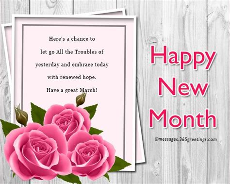 New Month Messages And Wishes New Month Messages