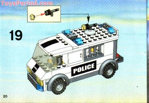 Lego 7245 1 Prisoner Transport Black Sticker Version Set Parts
