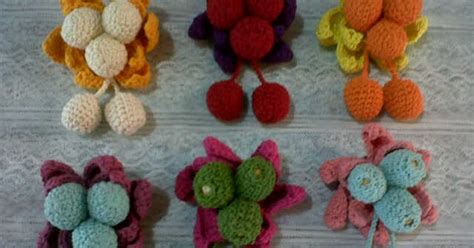 Tas bahu bucket serut bahan jerami rajut motif bunga matahari untuk. Bros Rajut Bunga Teratai | Kerajinan Bros Rajut