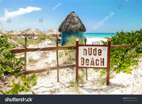 Nude Beach Sign Sign Indicating Nude Stock Photo 458554432 Shutterstock