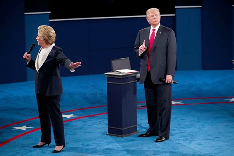 In Second Debate Donald Trump And Hillary Clinton Spar In Bitter Personal Terms The New York