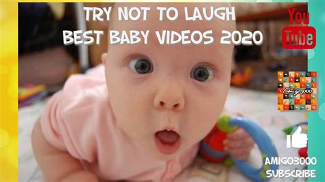 Try Not To Laugh With Funny Baby Video Best Baby Videos Youtube