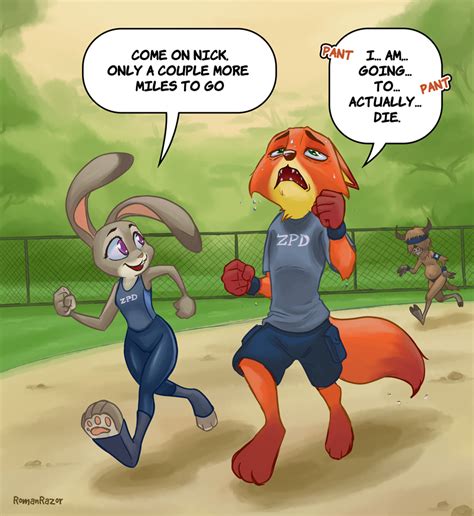 Nick And Judy Fanfiction Zootopia Judy And Nick In Training By