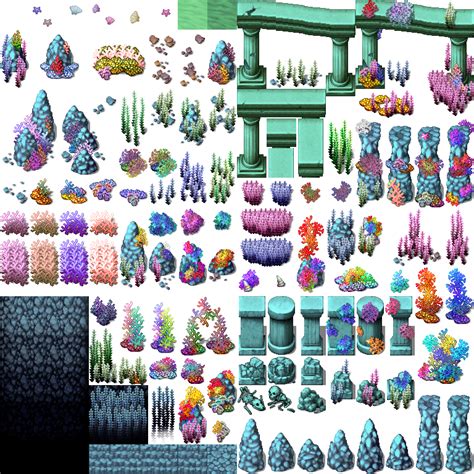 Image Result For Rpg Maker Vx Ace Tileset Ocean Pixel Art Games Rpg