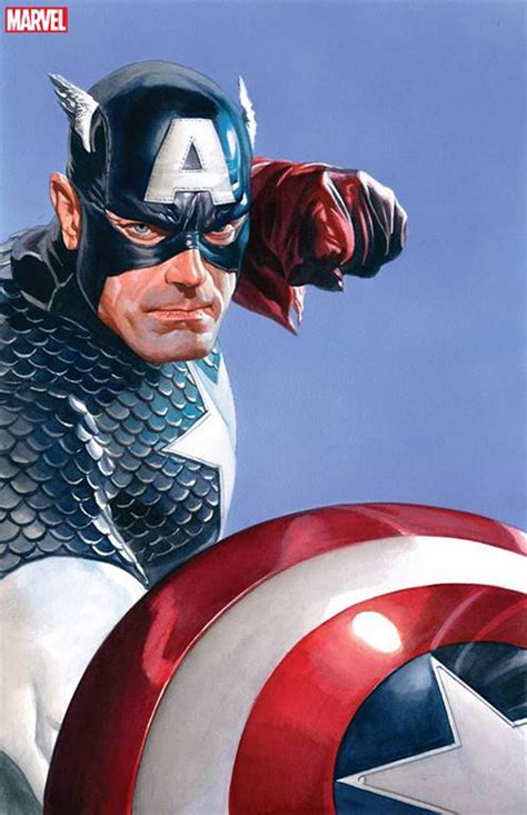 Captain America Marvels Snapshot Cover By Alex Ross Comic Art