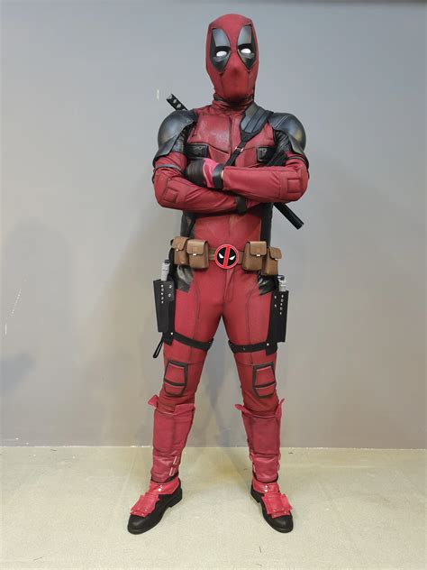 Deadpool Cosplay Elastic Costume Movie Accurate And Made To Measurements Deadpool Cosplay Suit 