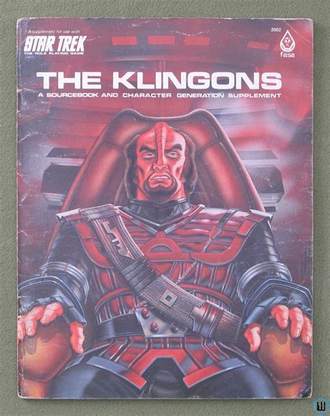 The Klingons Sourcebook And Klingon Characters Star Trek Rpg Staplebound