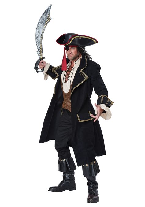 Disfraz De Capitán Pirata De Lujo Para Adultos Multicolor Yaxa Store