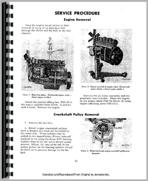 International Harvester 3616 Industrial Tractor Engine Service Manual