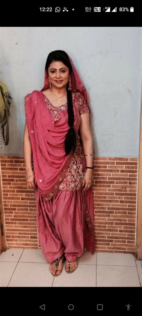 Daljeet Kaur Punjabi In Kudi Fashion Saree Sari