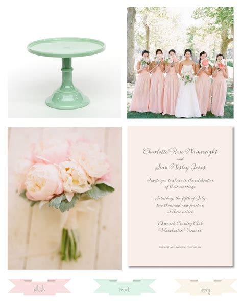 Pink And Mint Wedding Julie Blanner
