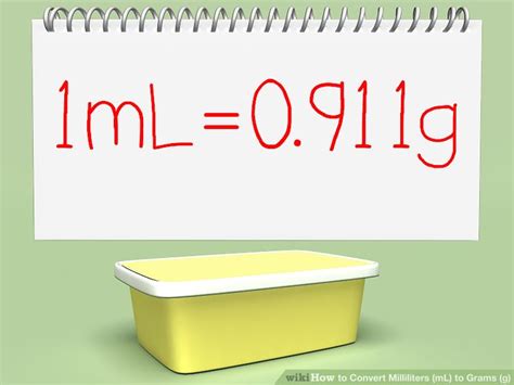 Ml to grams grams to ml conversion. 3 Easy Ways to Convert Milliliters (mL) to Grams (g) - wikiHow