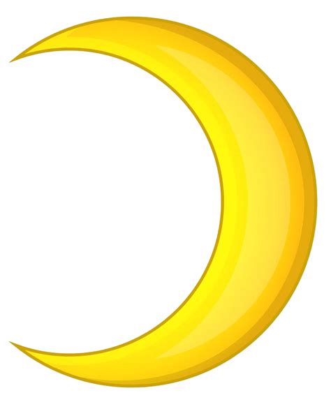 Crescent Moon Clip Art With Face