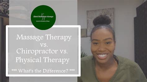 Massage Therapy Vs Chiropractic Care Vs Physical Therapy Ep09 Youtube