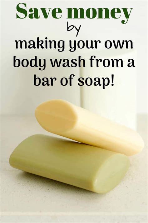 Super Easy Homemade Body Wash From A Bar Of Soap The Artisan Life