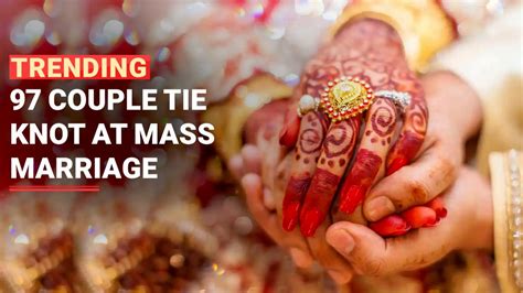 Gujarat Various Tribal Couples Tie Knots During Mass Marriage In Nadagdhari Village Watch Video