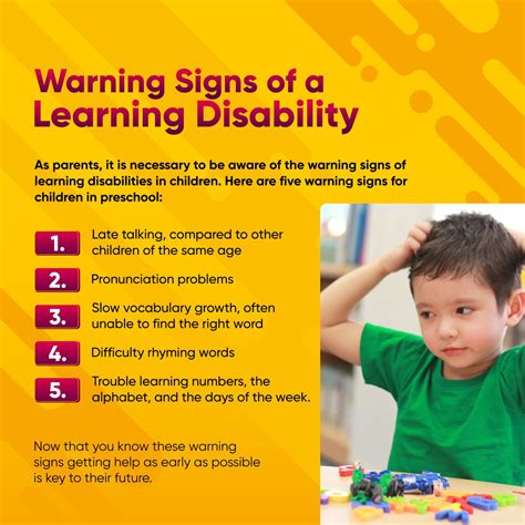 Warning Signs Of A Learning Disability Childdevelopment