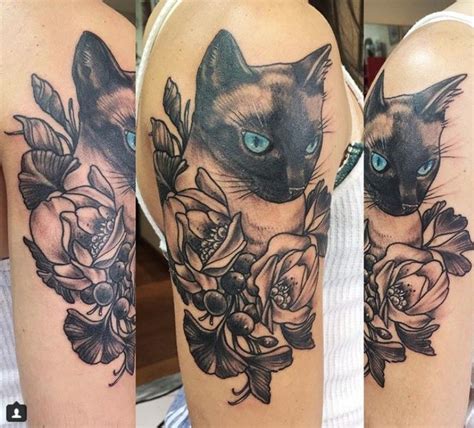 20 Best Siamese Cat Tattoo Designs The Paws In 2022 Siamese Cat