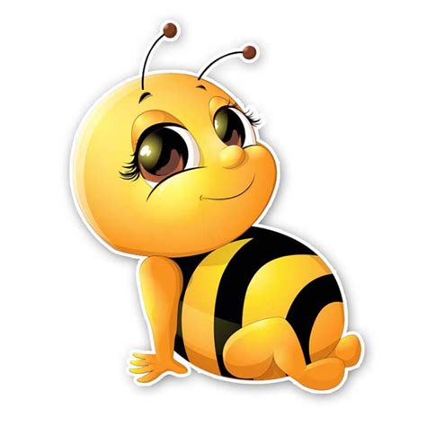 Wisremt Creative Funny Cartoon Decal Smile Bee Car Big Eyes Sticker Bee