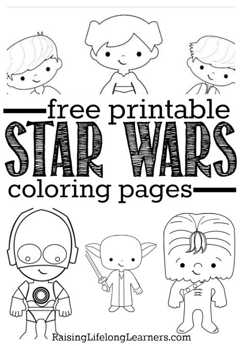 The phantom menace, episode ii : Free Printable Star Wars Coloring Pages for Star Wars Fans ...