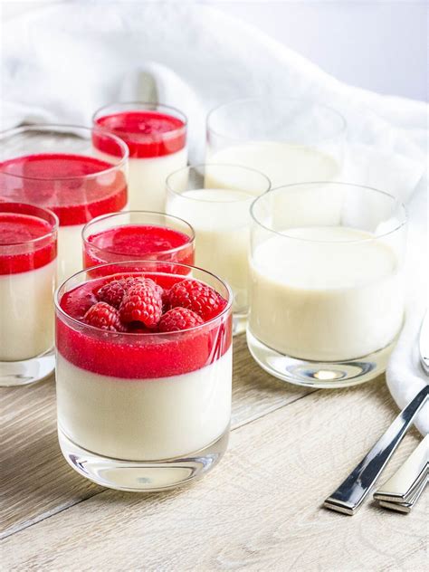 Creamy Panna Cotta Recipe With Cranberry Sauce Drive Me Hungry