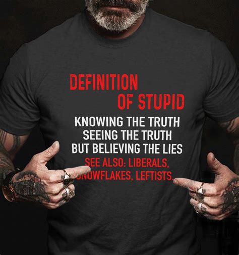 Definition Of Stupid Knowing The Truth Seeing The Truth But