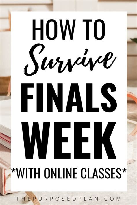 How To Get Through Finals Week In College Online The Purposed Plan