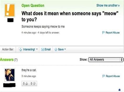 20 of the funniest yahoo questions and answers
