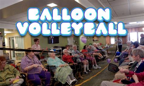 Balloon Volleyball April 9 Mount Carmel Senior Living