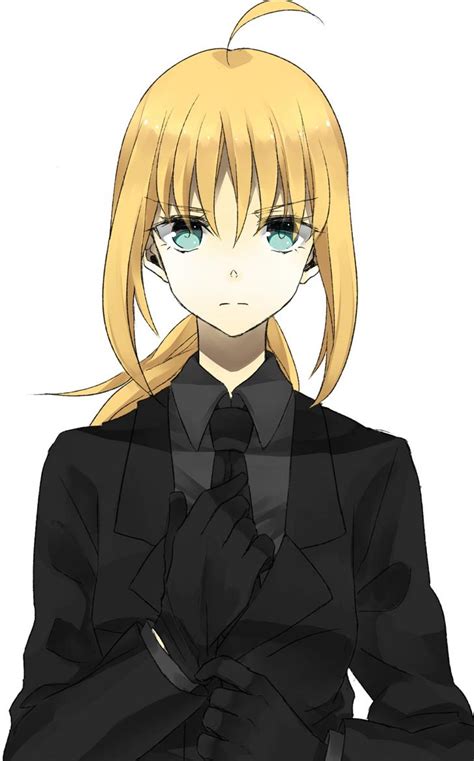 Artoria Pendragon Type Moon Artoria Pendragon Anime Girls In Suits