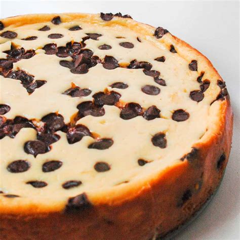 Chocolate Chip Cheesecake With Graham Cracker Crust Whisking Up Yum
