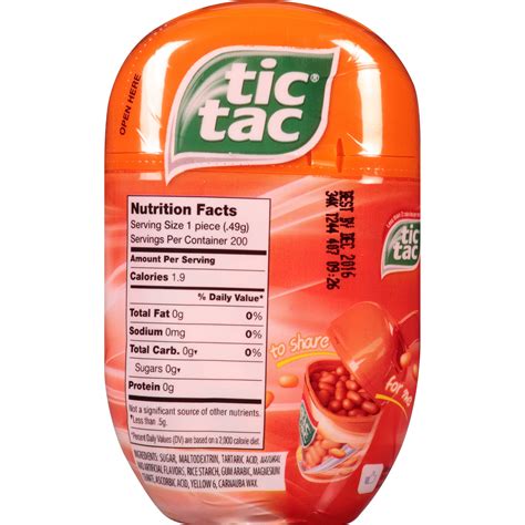 Tic Tac Nutrition Besto Blog