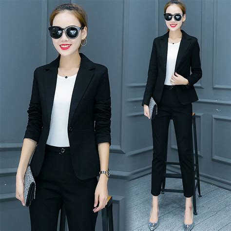 Suits And Suit Separates Suits Women Business Formal Office Uniform Style