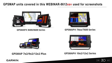 Garmin Marine Webinars Gpsmap Series Traditional Sonar Features Part 1