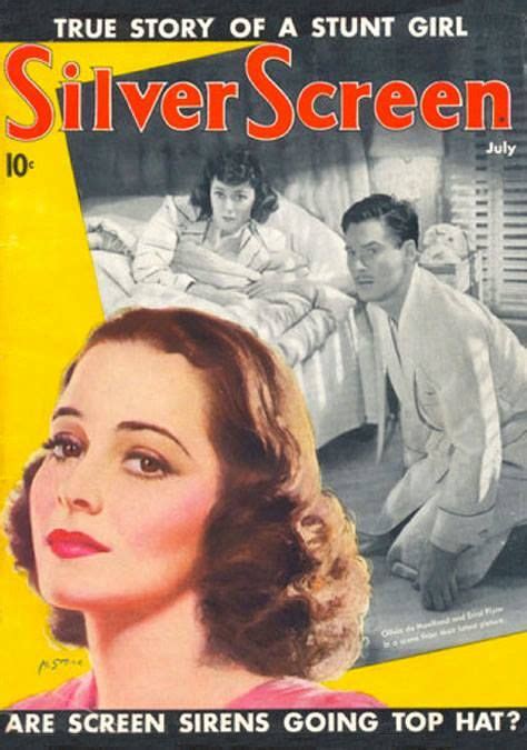 Olivia De Havilland Silver Screen Magazine United