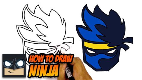 How To Draw The Ninja Logo Cartooning Club Tutorial