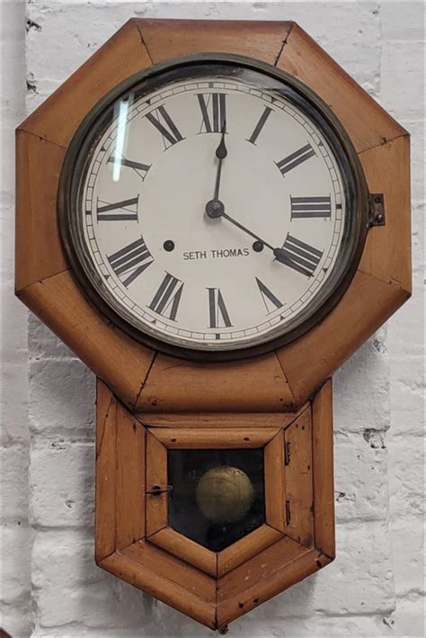 Sold Price An Antique Seth Thomas Wall Clock Invalid Date Aedt
