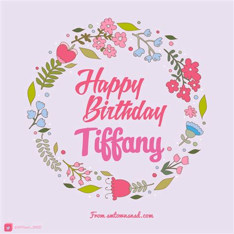 Happy Birthday Tiffany Girls Generation Snsd Photo 37390033 Fanpop