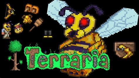 Terraria Defeating Queen Bee Youtube