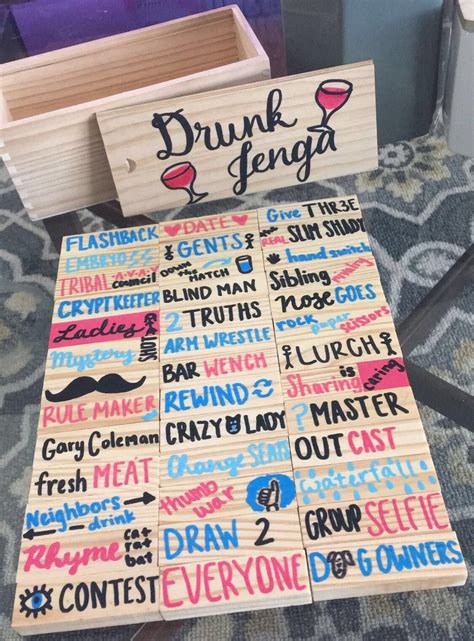 Jenga Drinking Game Ideas Istgilit