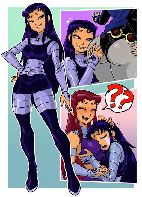 Raven Starfire And Blackfire Dc Comics And More Drawn By