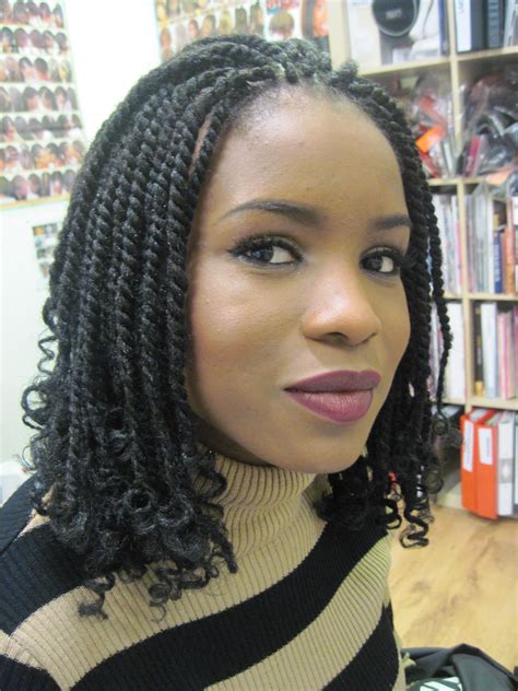 Long African Twist Braids Fashion Style