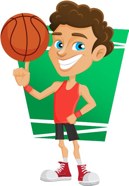 Download Hd 28 Collection Of Basketball Players Clipart Png Cartoon