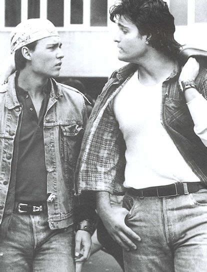 Johnny Depp As Tom Hanson And Peter Deluise As Doug Penhall Young