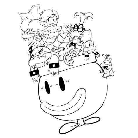 0 transparent png images related to koopa coloring pages. The Koopalings : smashbros