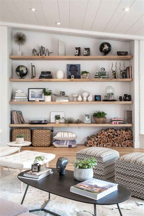 Diy Floating Shelves For Living Room Decorating Ideas Structhome