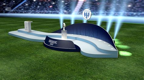 Uefa Ceremony Stage On Behance Football Themes Football Design Uefa