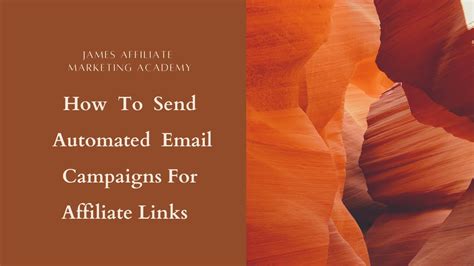 How To Send Automated Email Campaigns For Affiliate Links Beginners