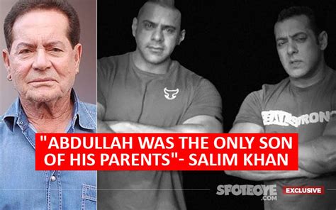 Salim Khan Salmans Nephew Abdullah Who Died On March 30 Survived A