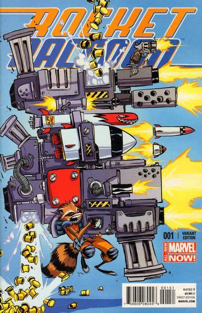 Gcd Cover Rocket Raccoon 1 Skottie Young Marvel Marvel Comics